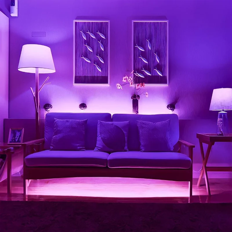 LED Streifen farbig mit Fernbedienung