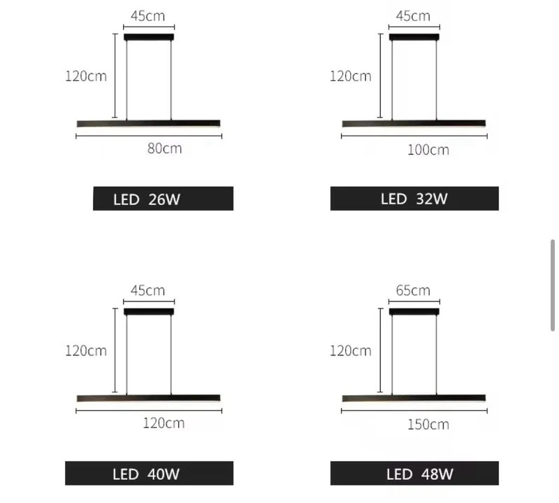 Moderne LED Hängelampe Esstisch