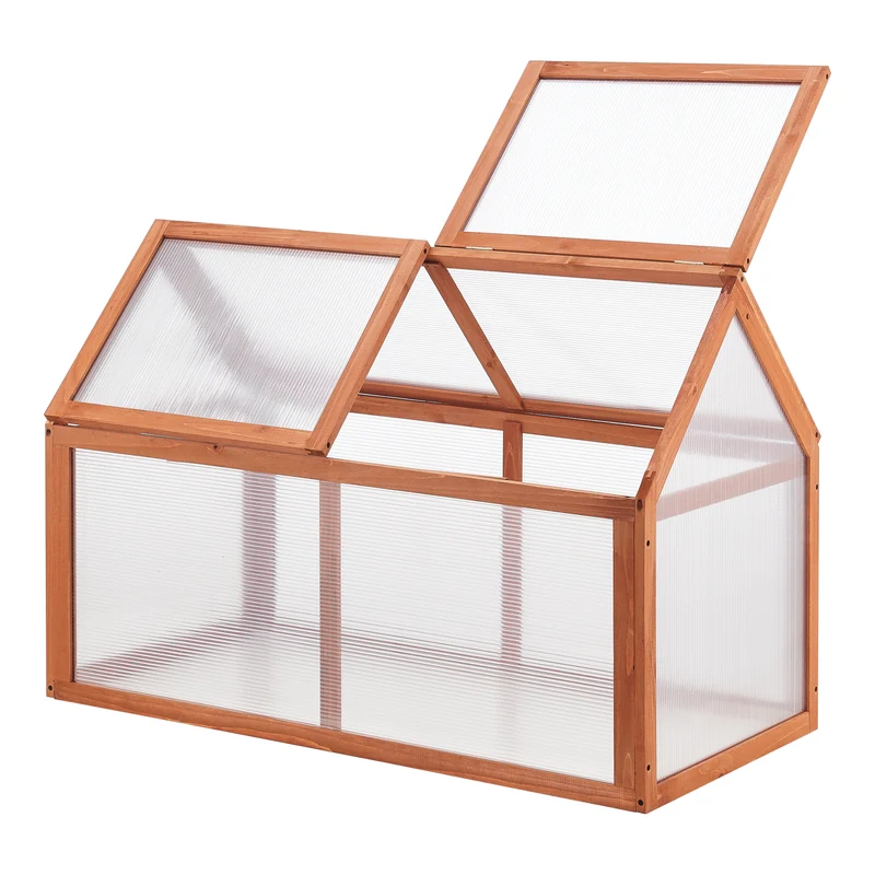 Frühbeet Duiven 100 x 55 cm Kiefernholz [casa.pro]