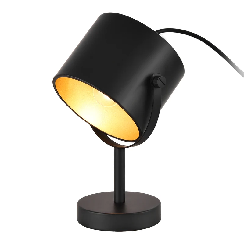 Tischleuchte Farstorp 1 x E27 Schwarz [lux.pro]