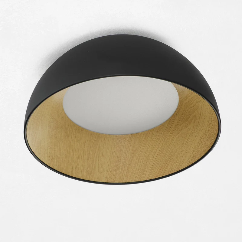 Plafoniera LED DOUBLE-50 | Nero