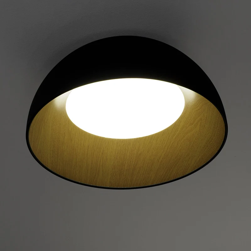 Plafoniera LED DOUBLE-50 | Nero