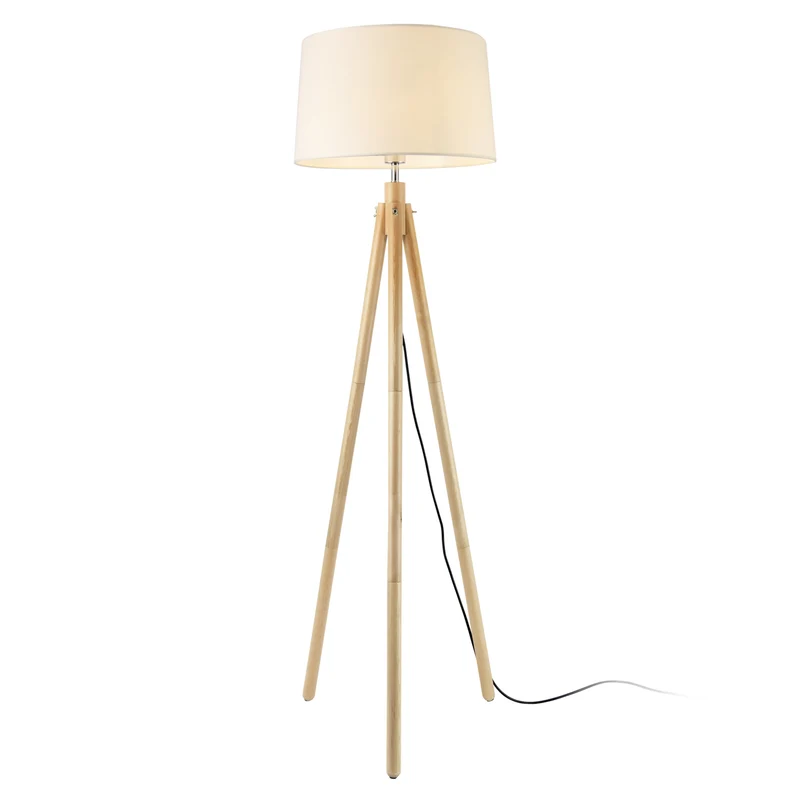 Stehleuchte Tomar 153 cm 1xE27 Max. 60W Weiß lux.pro