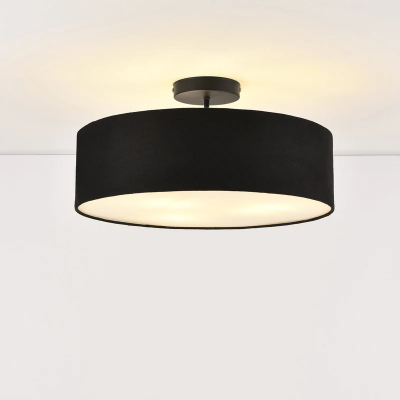 Deckenleuchte Missouri 3xE27 Schwarz lux.pro