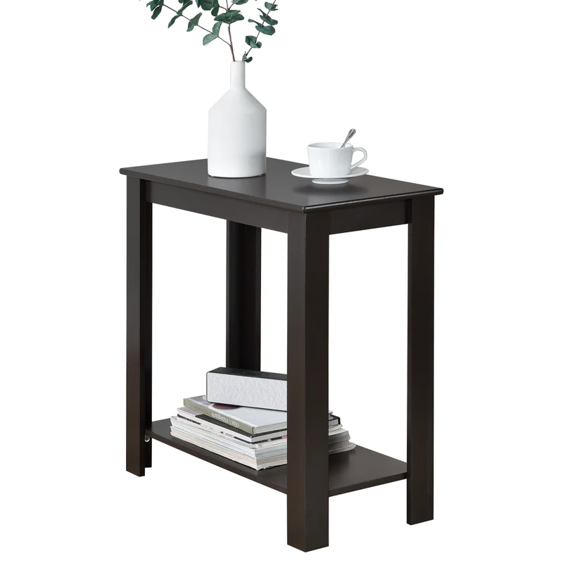 Beistelltisch Chur 60 x 30 x 61,3 cm braun en.casa