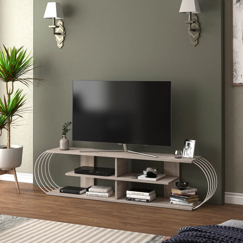 Fernsehtisch Robertsfors 180/172/160cm in versch. Farben [en.casa]