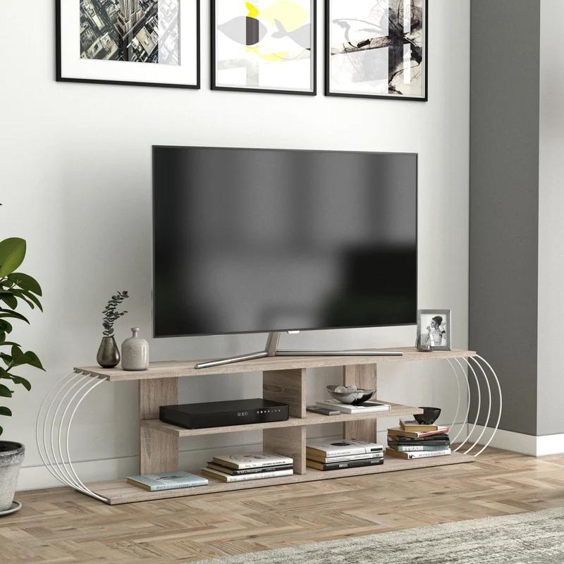 Fernsehtisch Robertsfors 180/172/160cm in versch. Farben [en.casa]
