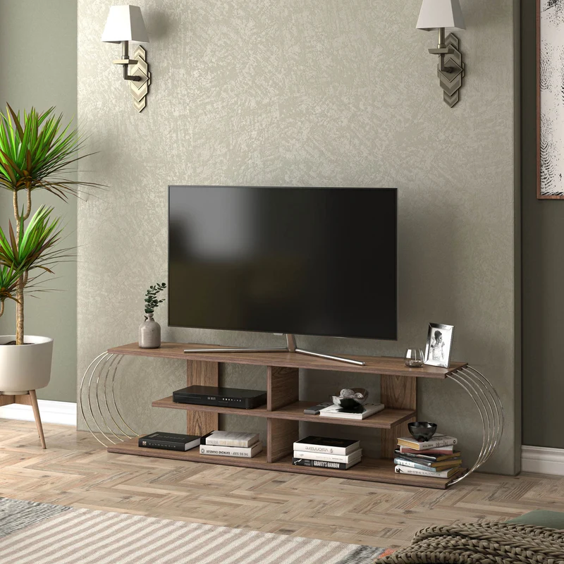 Fernsehtisch Robertsfors 180/172/160cm in versch. Farben [en.casa]