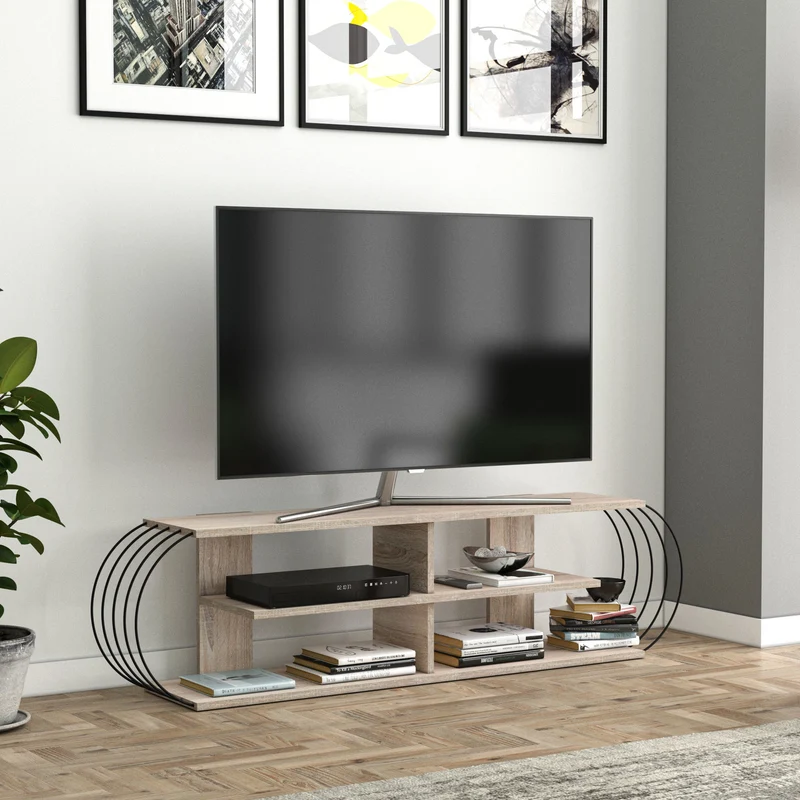 Fernsehtisch Robertsfors 180/172/160cm in versch. Farben [en.casa]