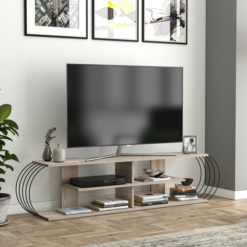 Fernsehtisch Robertsfors 180/172/160cm in versch. Farben [en.casa]