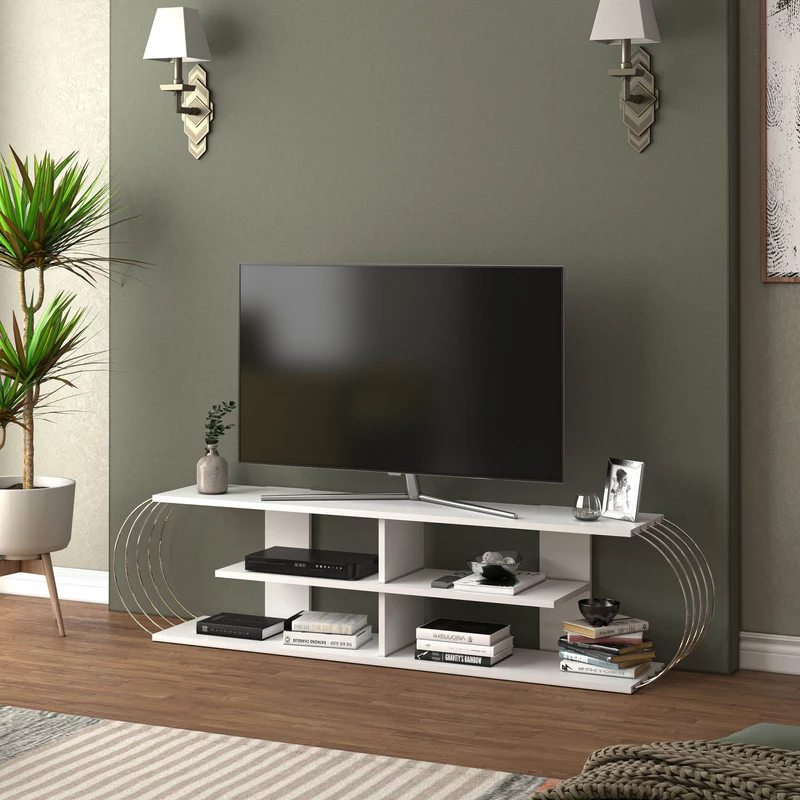 Fernsehtisch Robertsfors 180/172/160cm in versch. Farben [en.casa]
