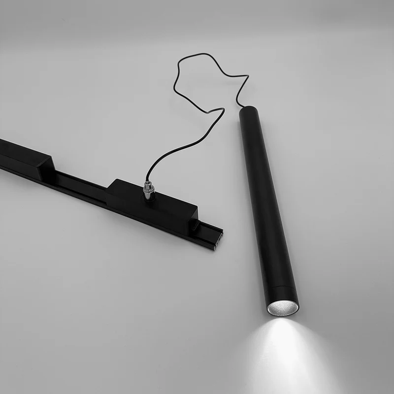 Pendelleuchte "Slim" 6W, Tuya, Schwarz oder weiss