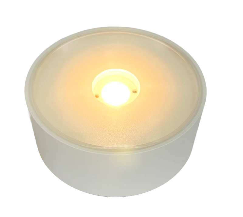 LED Deckenaufbauleuchte Lens 8W, 2700K, IP20