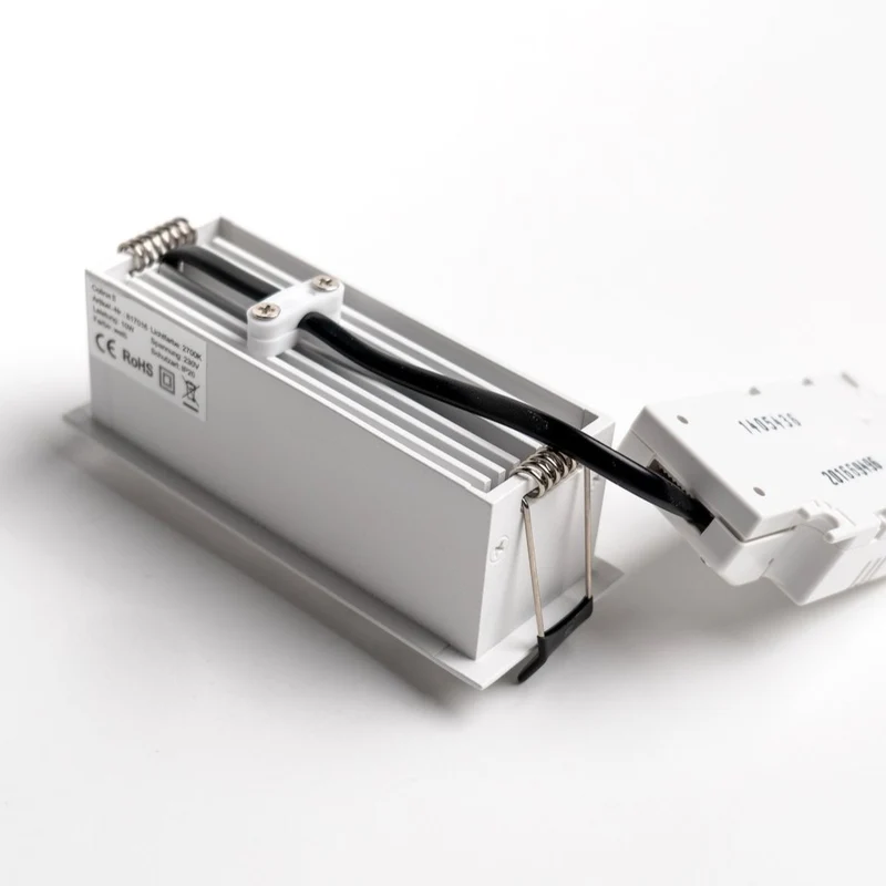 LED Einbaustrahler "Colina III", 10W, Schwarz oder Weiß inkl. Trafo