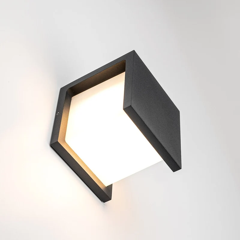 LED Wandleuchte "Charly", 10W, Anthrazit oder Grau