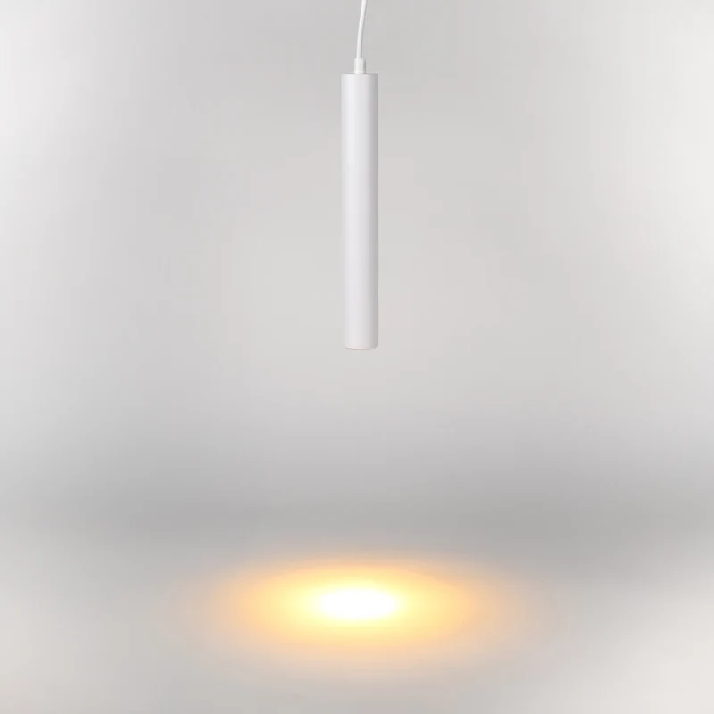 LED Stab-Pendelleuchte "Tube", 5W, 30cm, Schwarz oder Weiß