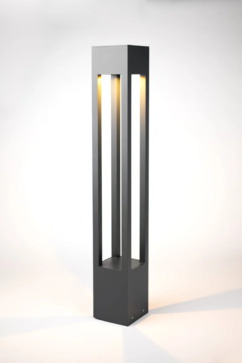 LED Pollerleuchte "Quad", 18W, Anthrazit