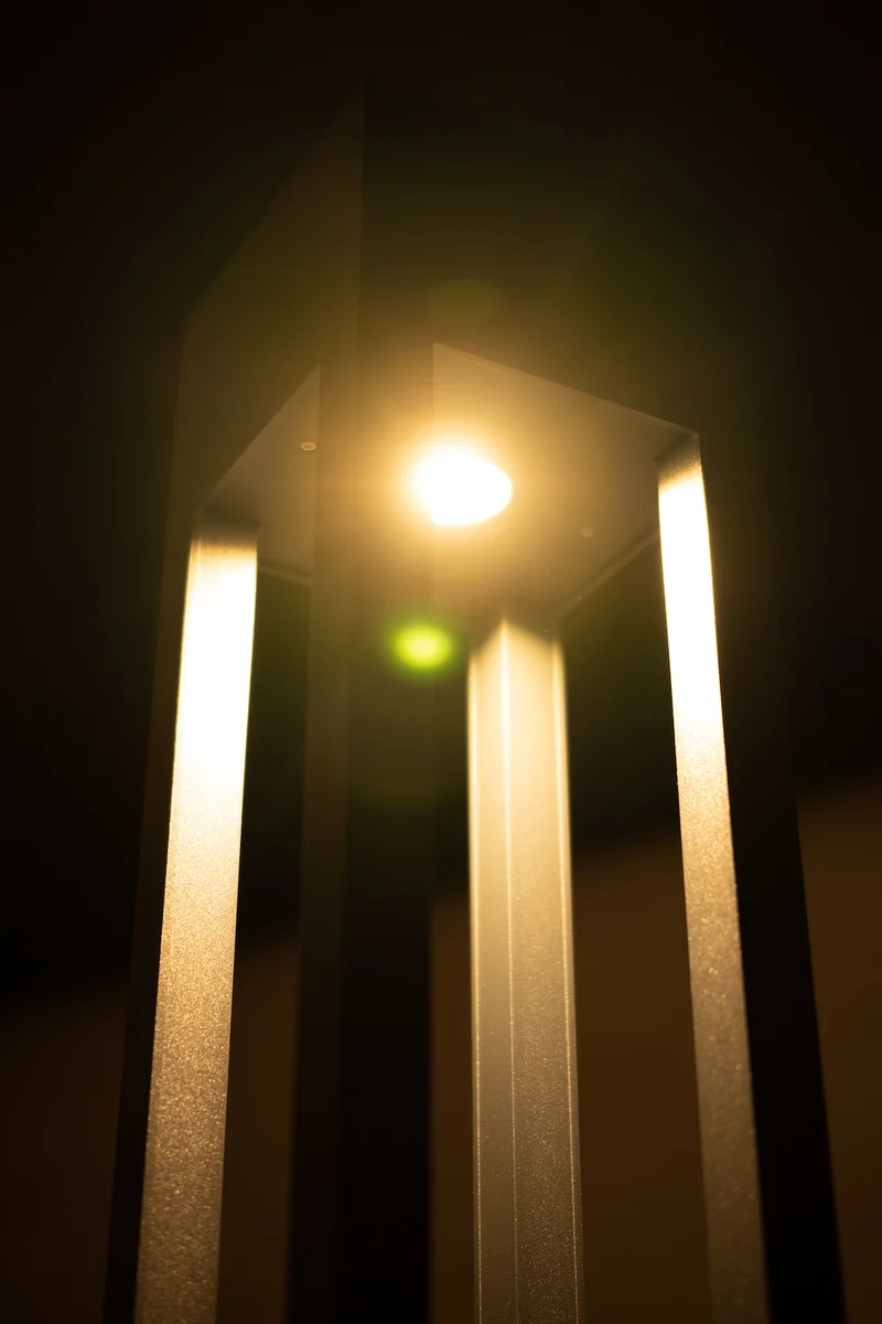 LED Pollerleuchte "Quad", 18W, Anthrazit