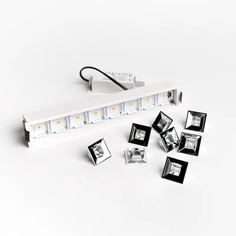 LED Einbaustrahler "Colina VIII", 27W, Weiß inkl. Trafo