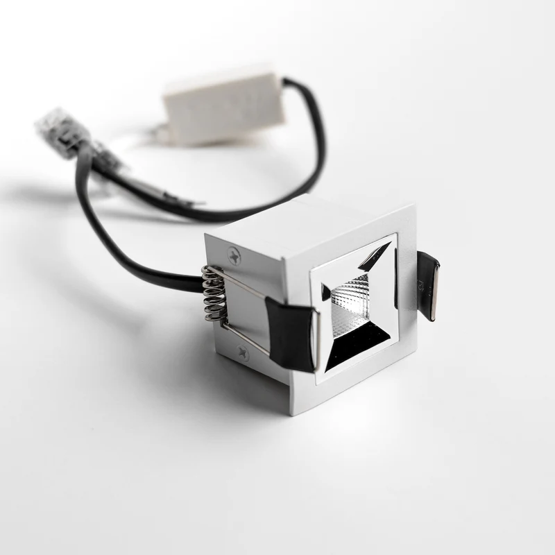 LED Einbaustrahler "Colina I", 4W, Schwarz oder Weiß inkl. Trafo