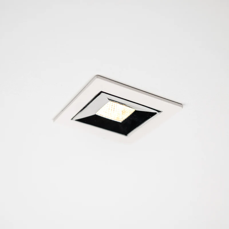 LED Einbaustrahler "Colina I", 4W, Schwarz oder Weiß inkl. Trafo