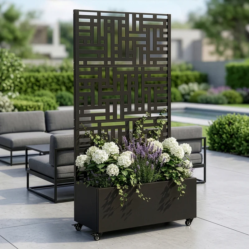 Trennwand Bernalda mit Blumenkasten [casa.pro]