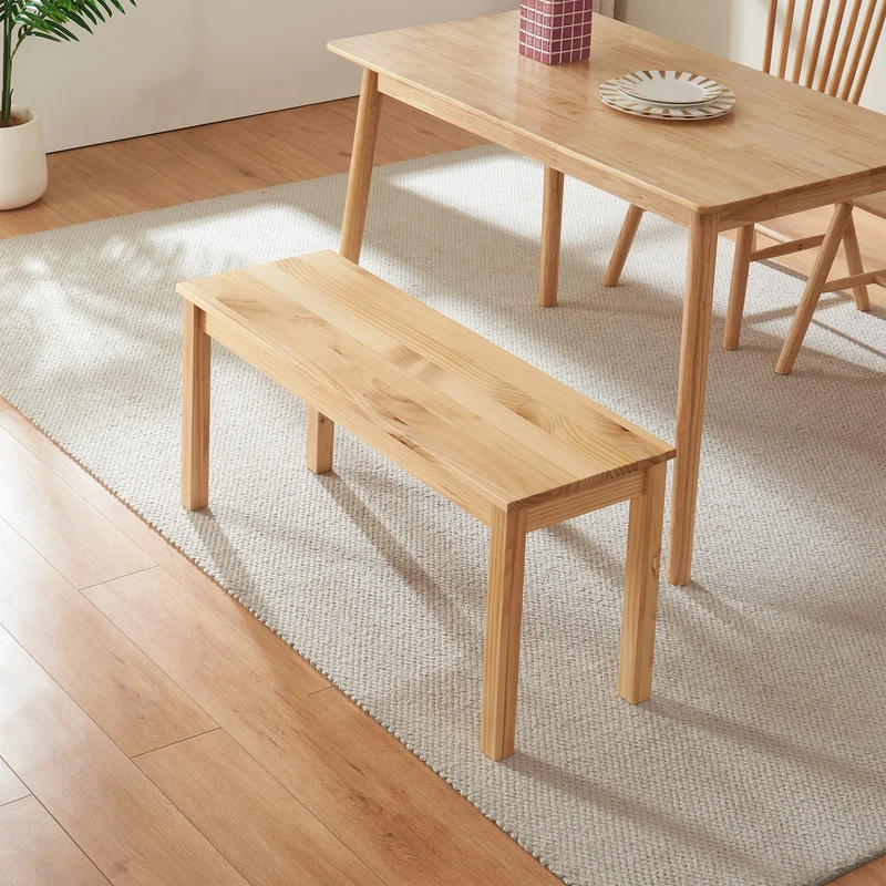 Esszimmerbank aus Holz Trerunulu [en.casa]