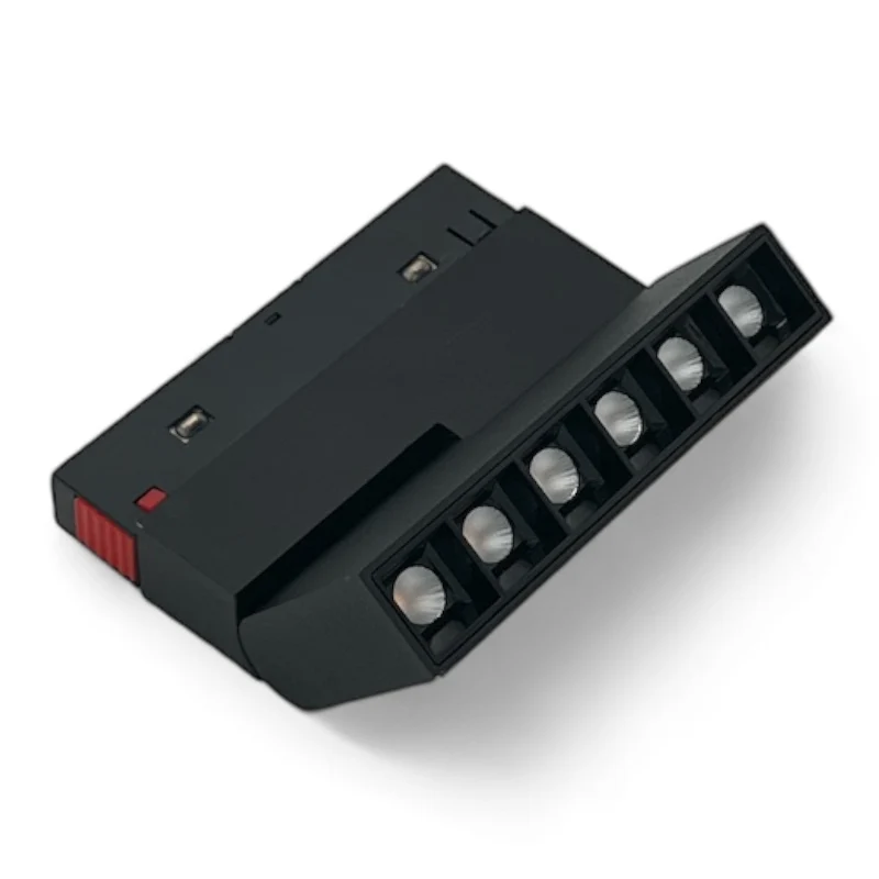 LED Magnetschiene Strahler "Kasette schwenkbar" 6*1W, 2700K, 24°, DALI
