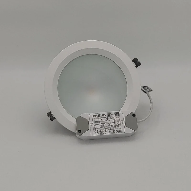 LED Einbaudownlight "Soi L", 20W, 3000K, Weiß inkl. Trafo