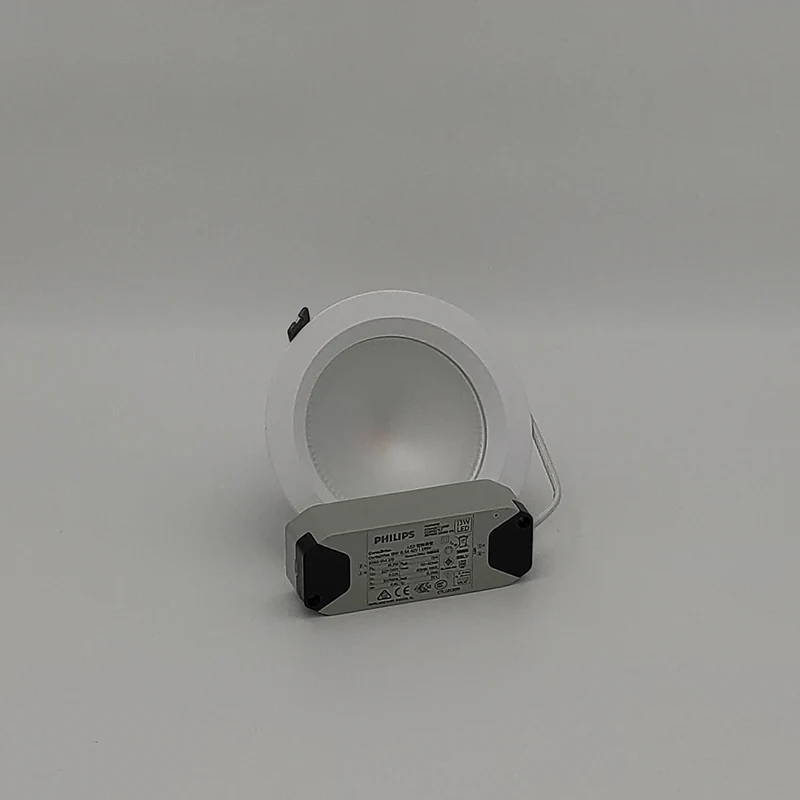 LED Einbaudownlight "Soi S", 12W, 3000K, Weiß inkl. Trafo