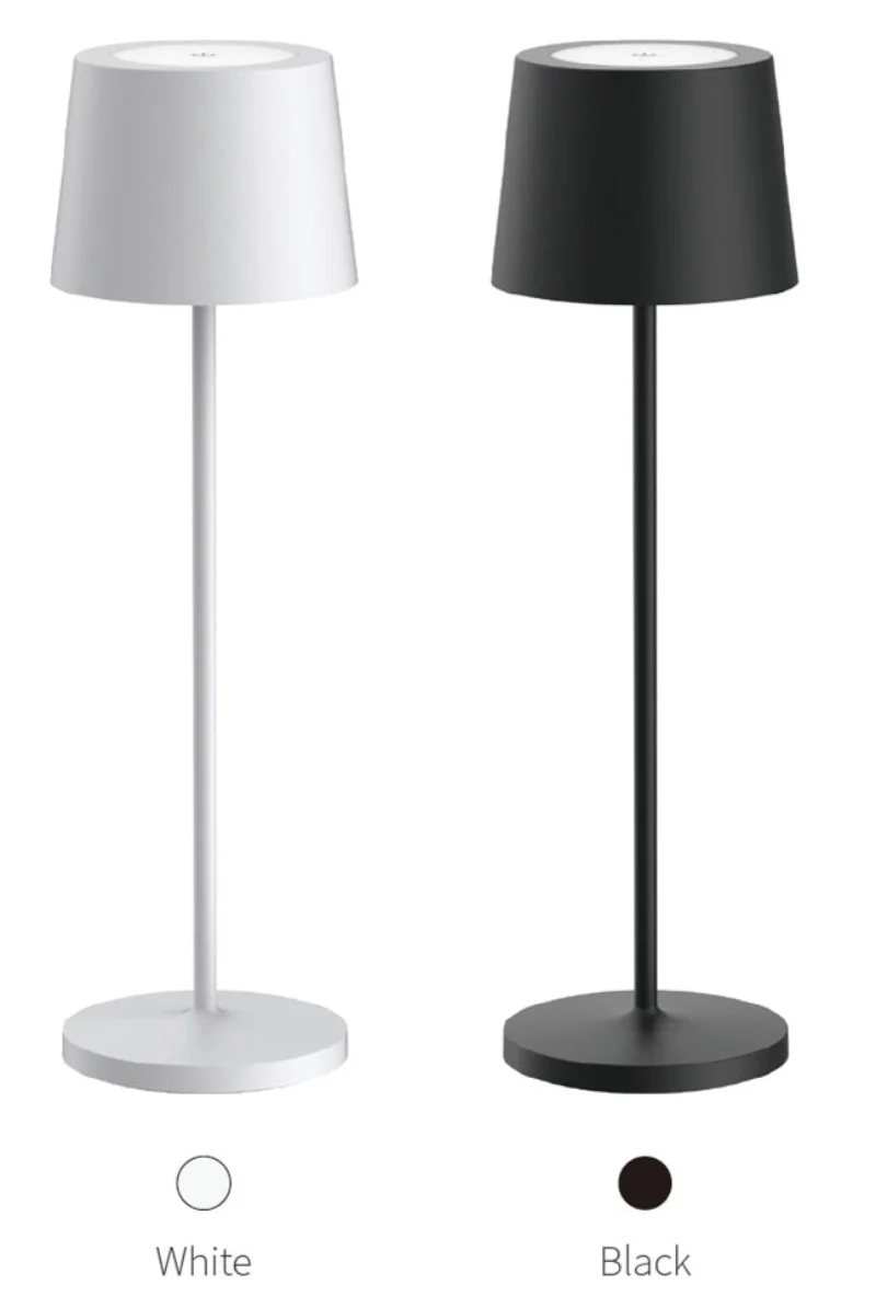 LED Tischleuchte "Carmen " 2,2W, Induktion, Schwarz oder Weiß