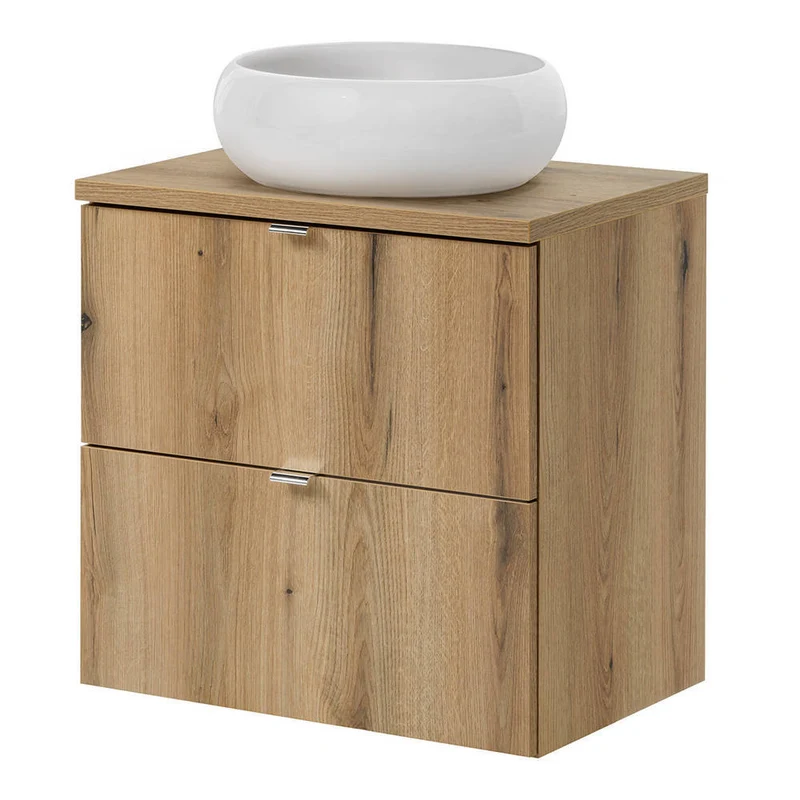 Waschtisch Skelbolu mit Schubladen 60x72x40 cm [en.casa]