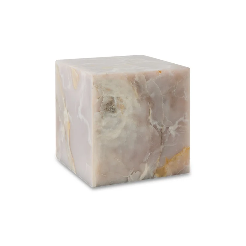 Pink Onyx Block Table