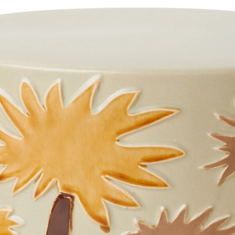 Earthenware Side Table Coastal