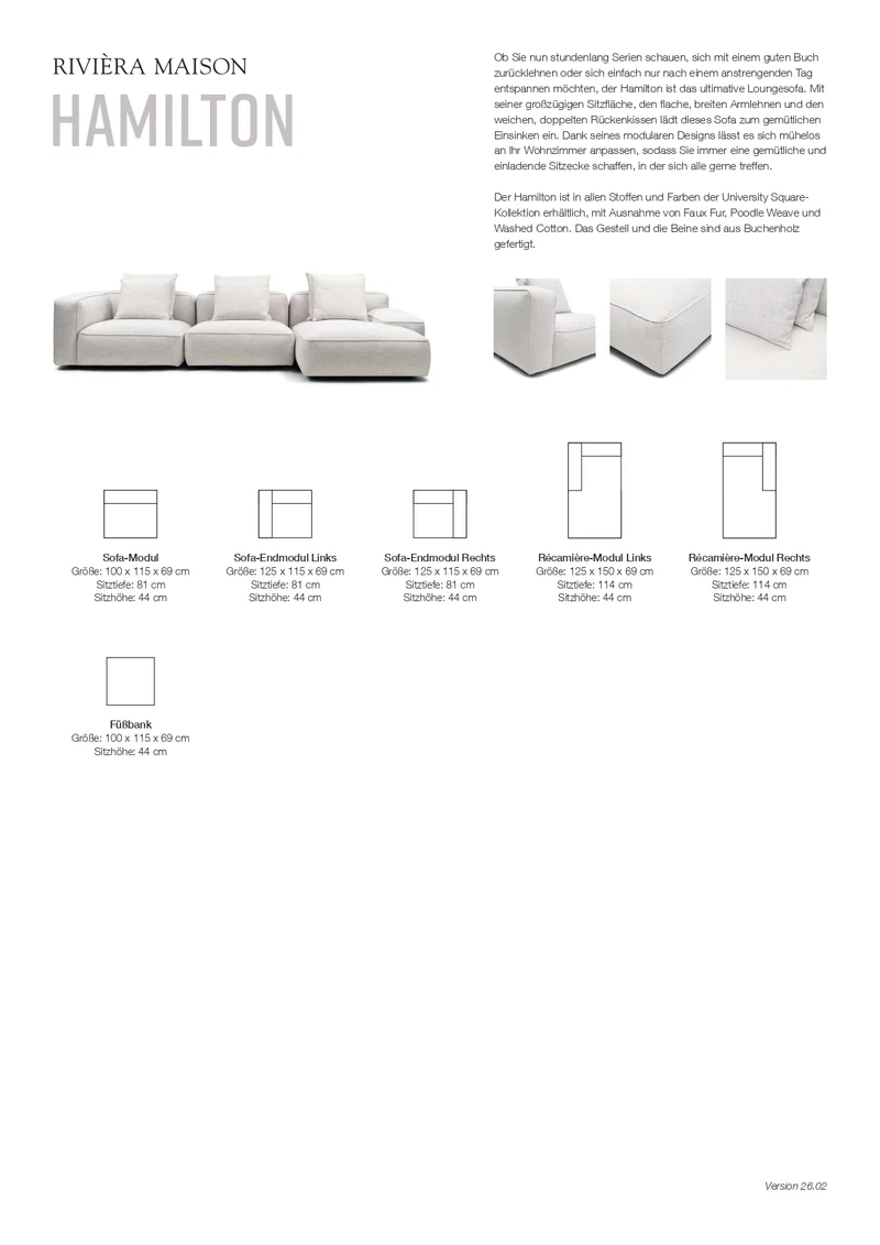 Sofa Hamilton