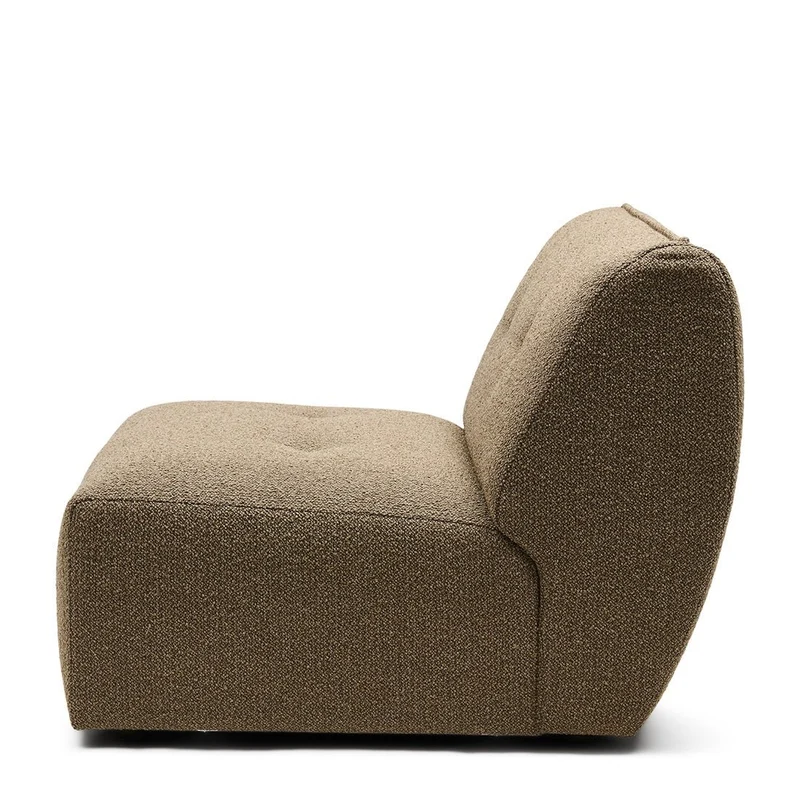 Sofa Lugano Peluche Bouclé Classic Brown