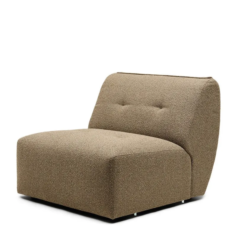 Sofa Lugano Peluche Bouclé Classic Brown