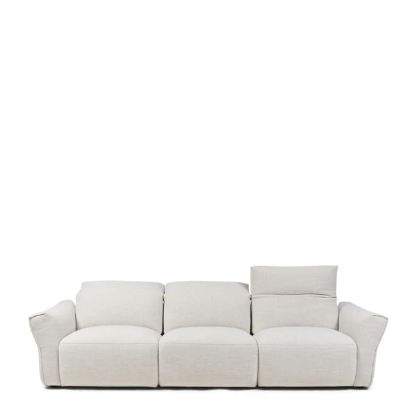 Sofa Isola rich tweed antique white