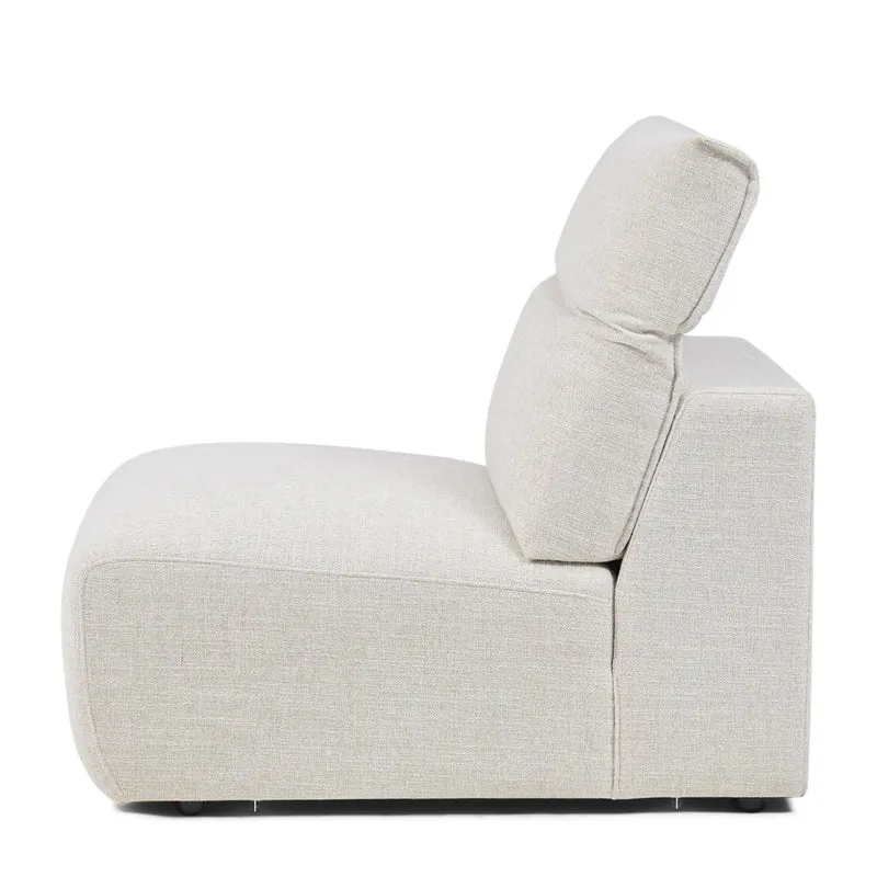 Sofa Isola rich tweed antique white