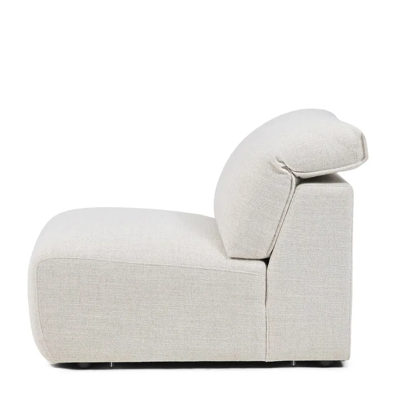 Sofa Isola rich tweed antique white