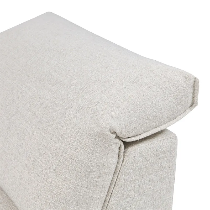 Sofa Isola rich tweed antique white