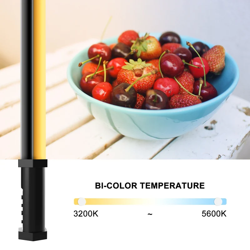 GVM-BD-100D RGB & Bi-Color Wand Light 2 Light Kit
