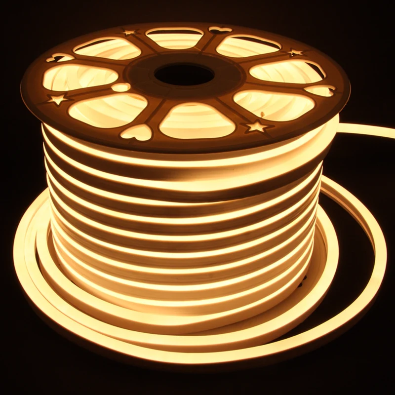 LED Neon Flex Varm Vit 50 meter