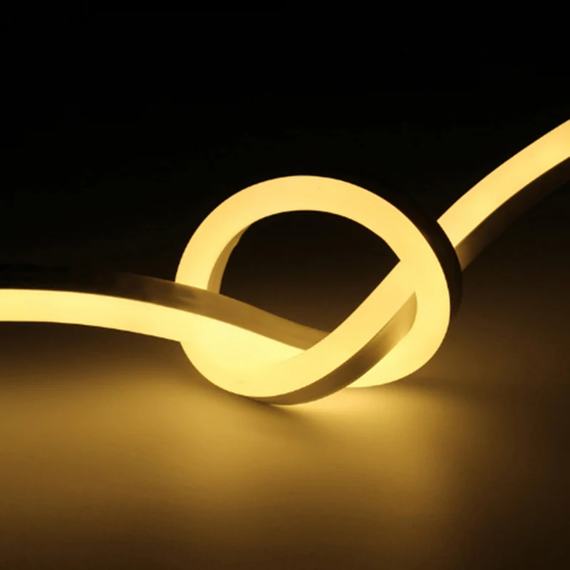 LED Neon Flex Varm Vit 50 meter