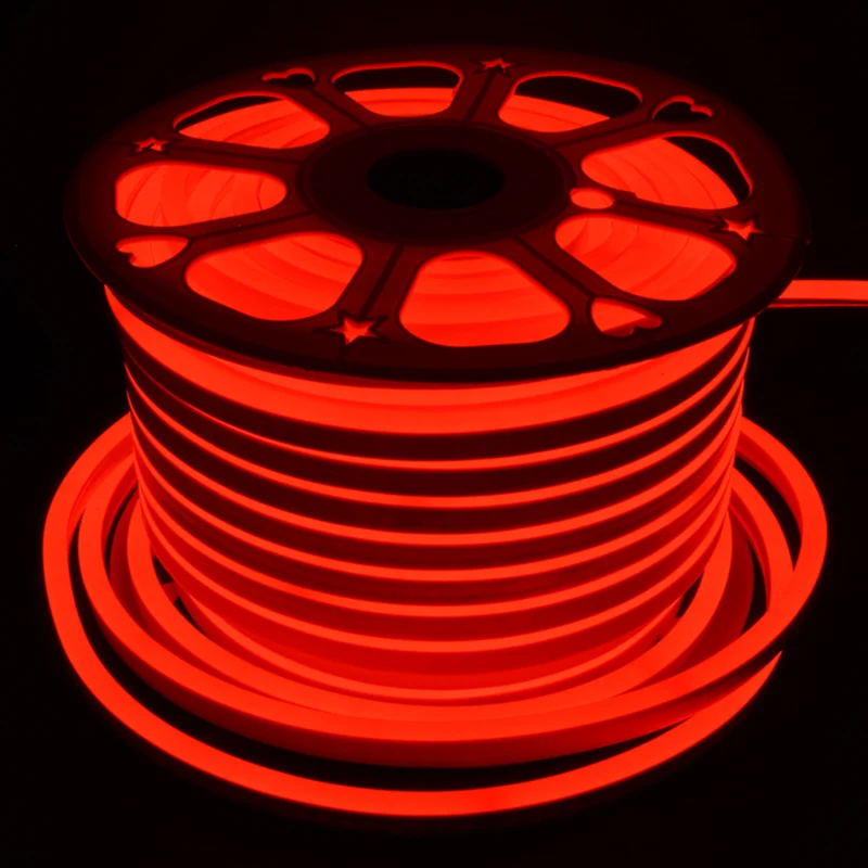 LED Neon Flex Röd 50 meter
