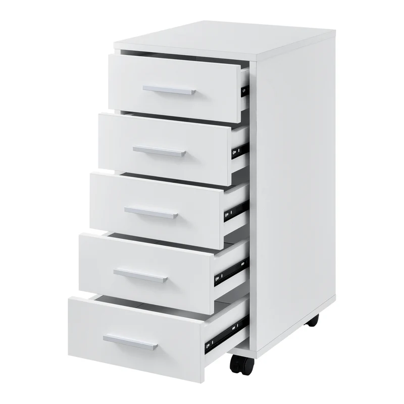 Rollcontainer Stockholm 63x33x38 cm mit 5 Schubladen in versch. Farben en.casa