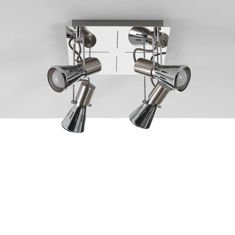 Faretto orientabile 4L ROY | Cromato