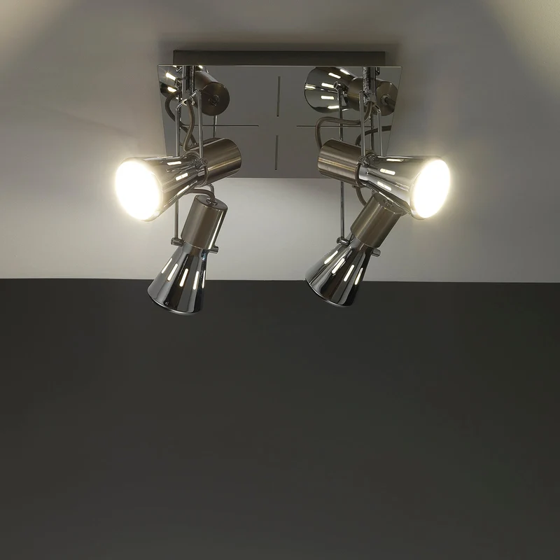 Faretto orientabile 4L ROY | Cromato