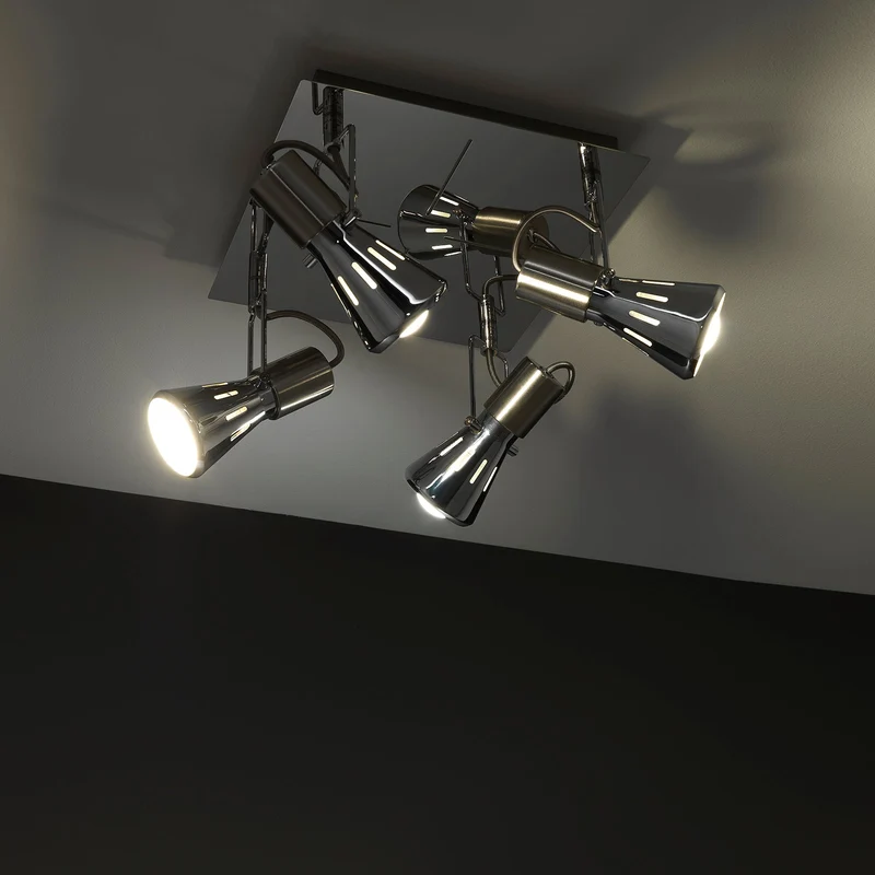 Faretto orientabile 4L ROY | Cromato