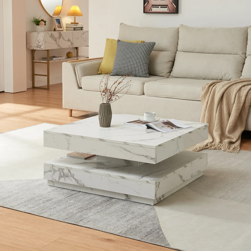 Couchtisch Florenz 76x76x38 cm [en.casa]